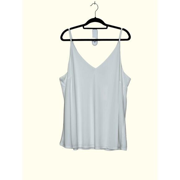 Refinity Womens Cream Haley Cami Plus Size M - Picture 7 of 8